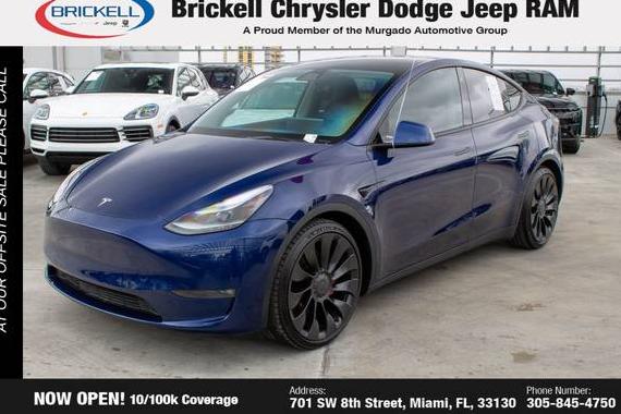 TESLA MODEL Y 2022 7SAYGDEF2NF341382 image